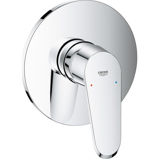 GROHE EURODISC COSMOPOLITAN DUSJBATTERI FOR INNBYGGING KROM