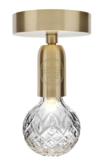 Lee Broom Krystallpære Taklampe Klar/ Messing Lee Broom Krystallpære Taklampe Klar/ Messing