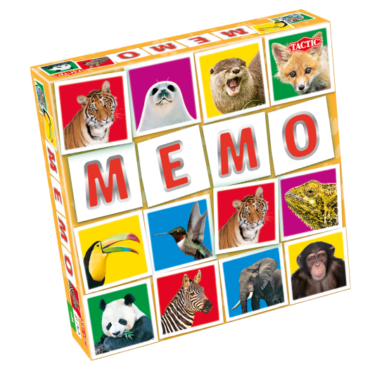 Tactic Memo Ville Dyr Spill for Barn - Hukommelsesspill for 2-10 Spillere Tactic Memo Ville Dyr Spill for Barn - Hukommelsesspill for 2-10 Spillere