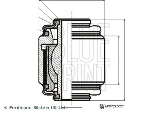 Feste, styrestag BLUE PRINT ADBP860194