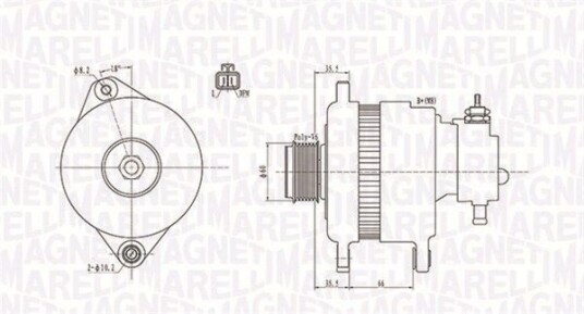 Dynamo MAGNETI MARELLI 063731900010 Dynamo MAGNETI MARELLI 063731900010
