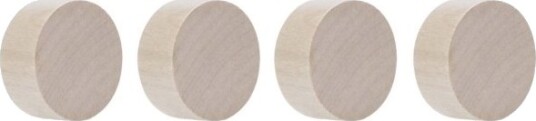 Holtz Office Support Magnet Circle O 30 Mm Bjørk 4 Stk. 1665449 1665449