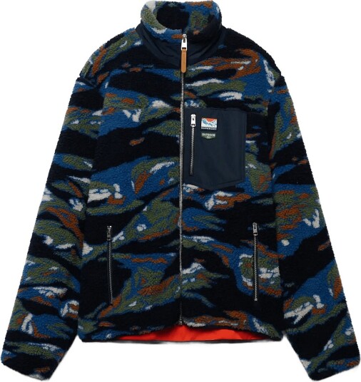 Superdry Terrain Fleece Zip Thru Navy M