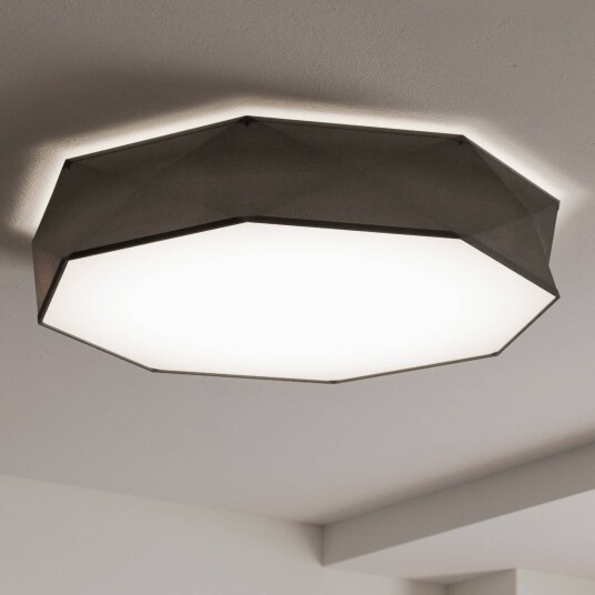 TK Lighting Kantoor New taklampe Ø 88 cm svart TK Lighting Kantoor New taklampe Ø 88 cm svart
