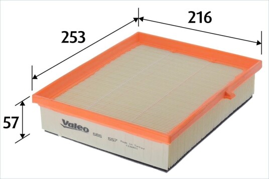 Luftfilter VALEO 585557 Luftfilter VALEO 585557