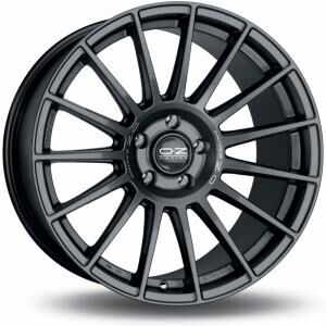 OZ Superturismo Dakar Matt Gun Metal Silver Lettering 10x20 5x130 ET48 B71.6