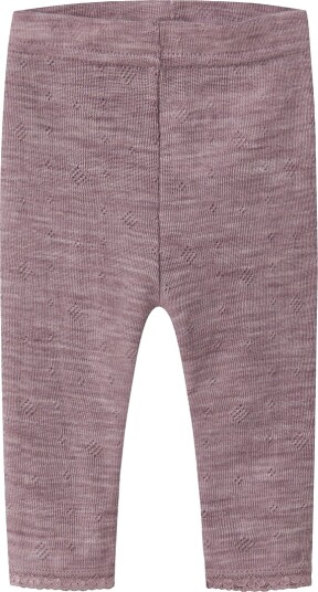 Name It Nbfwang Wool Needle Legging Solid Noos Pink 80