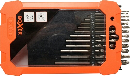 Boxer HSS Borsett 13-deler med Bor & Bits Boxer HSS Borsett 13-deler med Bor & Bits