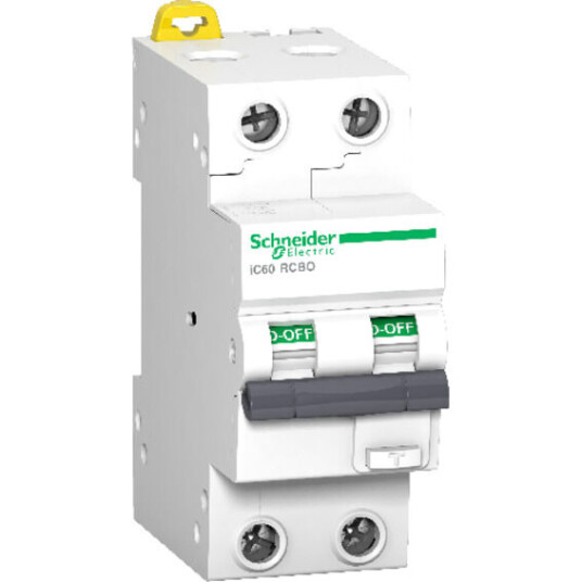 Schneider Electric Schneider Jordfeilautomat IC60 2P 15A 30MA B 10kA - 1600907