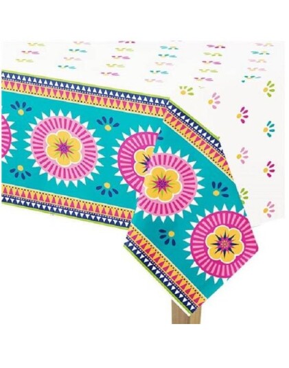 Plastduk med Bohemsk Meksikansk Tema 137x213 cm