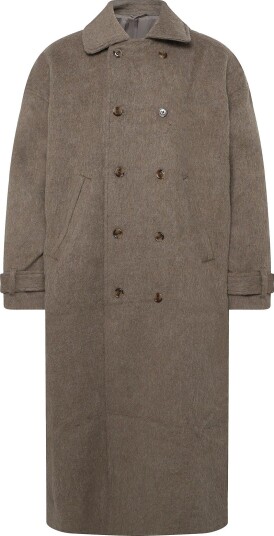 Weekday Loop Premium Wool Coat MOLE MELANGE M