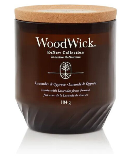 Woodwick Renew Scented Candle Lavender & Cypress 184 g Duftlys