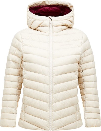 Peak Performance Women's Frost Down Hood Jacket Sand Fog L