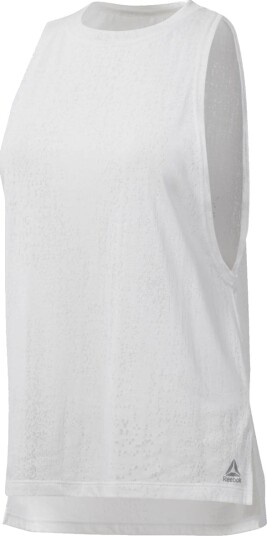 Hvit Reebok OS BO Tank Topp (L)