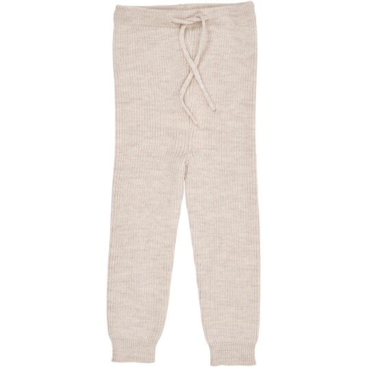 Copenhagen Colors Pale Cream Melange Merino Classic Rib Leggings 50 Copenhagen Colors Pale Cream Melange Merino Classic Rib Leggings 50