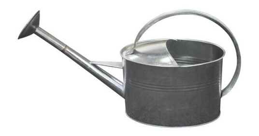 Home>it Watering Can with Rose Head 5 litres Galvanised