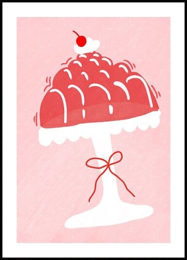 Wobbly Delight Plakat Plakat / 21x30cm Wobbly Delight Plakat Plakat / 21x30cm