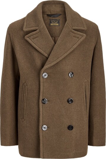 Jack & Jones Jprbluneil Wool Blend Peacoat CROCODILE XXL