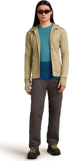 Icebreaker Men Merino Blend 300 Realfleece™ Descender Ls Zip Hoodie Flagstone XL Icebreaker Men Merino Blend 300 Realfleece™ Descender Ls Zip Hoodie Flagstone XL