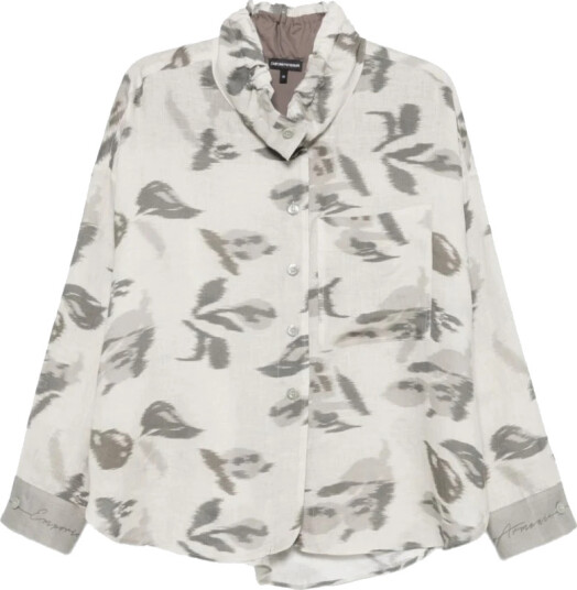 Emporio Armani Dame Bluser & Skjorter Grå L, Emporio Armani Dame Bluser & Skjorter Grå L,
