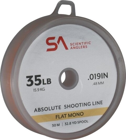 SA Absolute Shooting Line Flat Mono 42Lb 30m Chartreuse