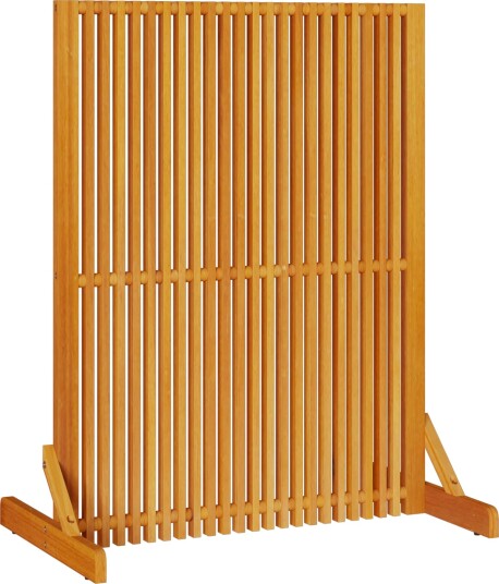 vidaXL Personvernsvegg Brun 79,5 x 50 x 110 cm Solid akasietre