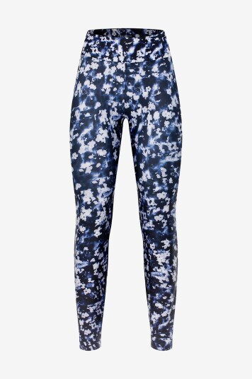 Röhnisch   Treningstights Printed High Waist Tights   Blå