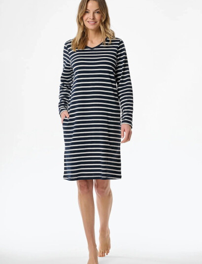 Schiesser Nightshirt 1/1 - Navy - XXXXL