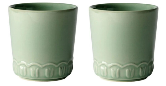 PotteryJo Tulipa kopp 20 cl 2-stk. Verona green