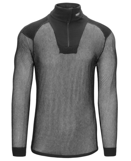 Brynje Super Thermo Zip Polo w/inlay Svart XS