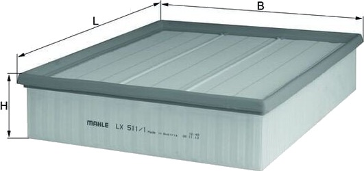 Luftfilter KNECHT LX 511/1 Luftfilter KNECHT LX 511/1
