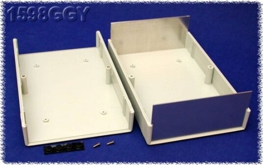 Hammond Electronics 1598Ggy Instrumentkapsling 250 X 160 X 76 Abs Grå 1 Stk