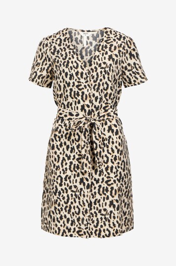 Object   Kjole objKarina S/S RE Short Dress   Grå