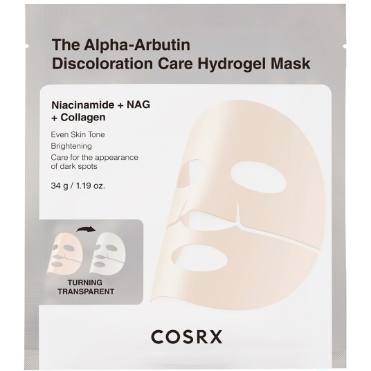 COSRX The Alpha Arbutin Discoloration Care Hydrogel Mask 3pcs