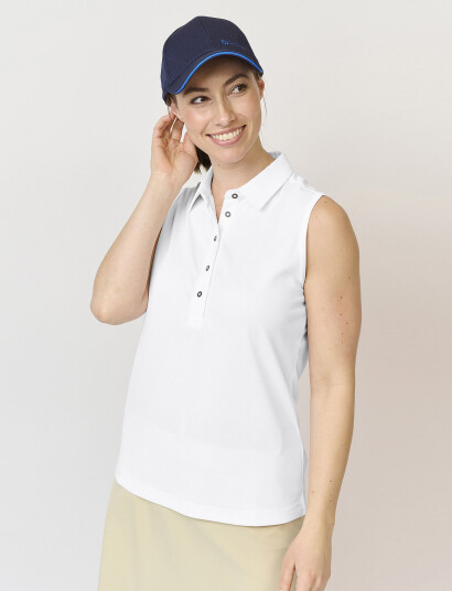 BACKTEE Ladies Performance Top - White - L