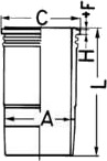 Sylinderhylse KOLBENSCHMIDT 89596110 Sylinderhylse KOLBENSCHMIDT 89596110