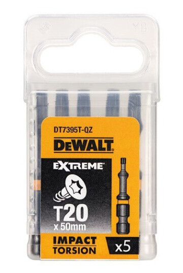Dewalt Bits torx t20 50mm torsion 5 stk dt7395t Dewalt Bits torx t20 50mm torsion 5 stk dt7395t