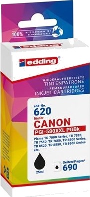 Edding Edd 620 Sort 25 Ml 1 Stykker 690 Sider Enkeltpakke