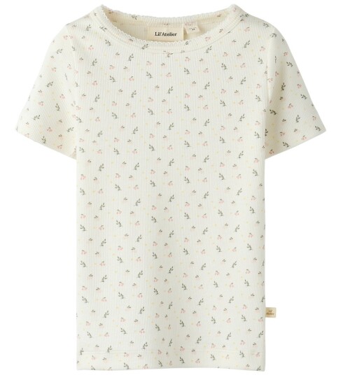 Lil"Atelier Nmfgago Ss Slim Top Lil Noos Cream 122 128 Lil"Atelier Nmfgago Ss Slim Top Lil Noos Cream 122 128