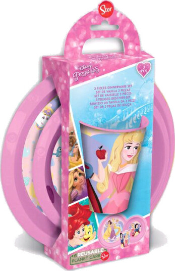 Stor Kids Lunch Set Disney Princess 088808713-51200 Stor Kids Lunch Set Disney Princess 088808713-51200