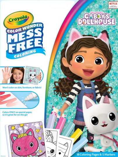 Crayola Gabby's Dollhouse Color Wonder Malesett