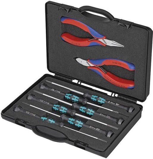 Knipex Elektronikk Verktøysett 8 Deler med Etui