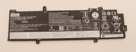 Lenovo Batteri Til Bærbar Pc Litiumion 4-Cellers 3400 Mah 52.5 Wh