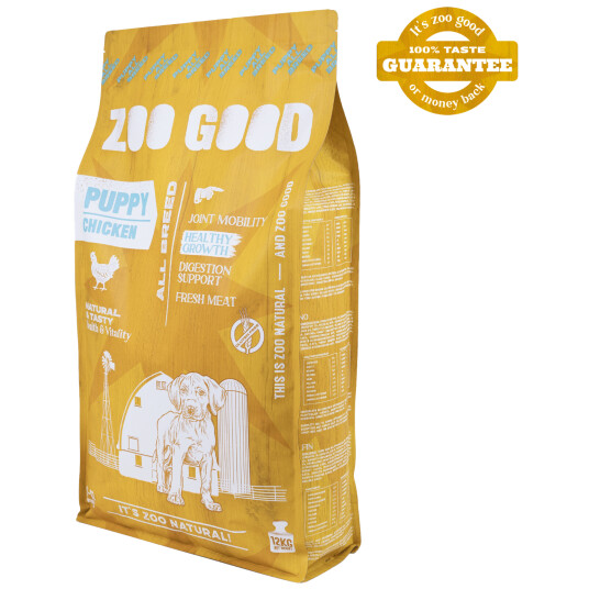 Kylling Healthy Growth Puppy Tørrfôr for Alle Raser 12 kg