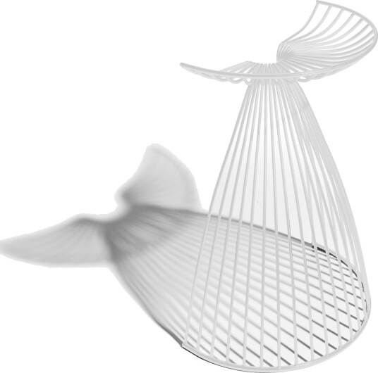 Møbel Copenhagen Angel Barstol Hvit