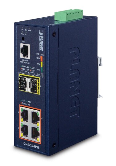 PLANET IP40 Industrial L2+/L4 4-Port