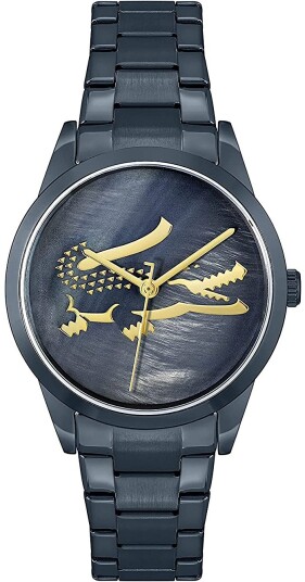 Lacoste Dameklokke 2001215 Ladycroc Blå/Stål Ø30 mm Lacoste Dameklokke 2001215 Ladycroc Blå/Stål Ø30 mm