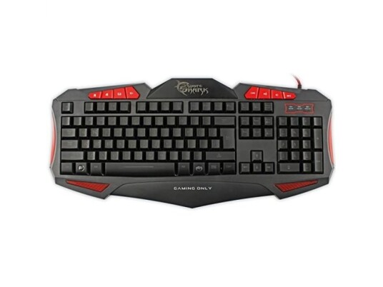 *White Shark Tastatur Shogun Gk1621 Red Dk Layout