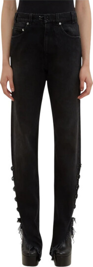 Oliver Theyskens Dame Jeans Svart M, Oliver Theyskens Dame Jeans Svart M,