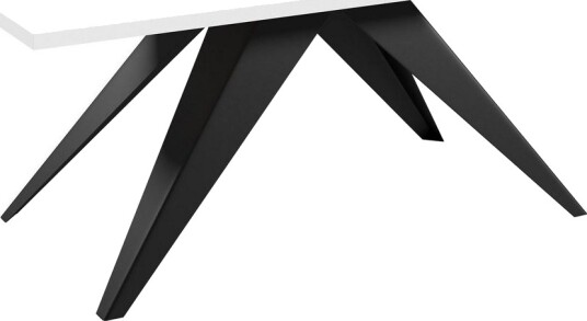Vento Spisebord 240 cm - Svart/Hvit
